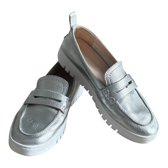 Vionic Journey Uptown Loafer Silver Women’s Size 8 Style #41882 - Picture 1 of 7